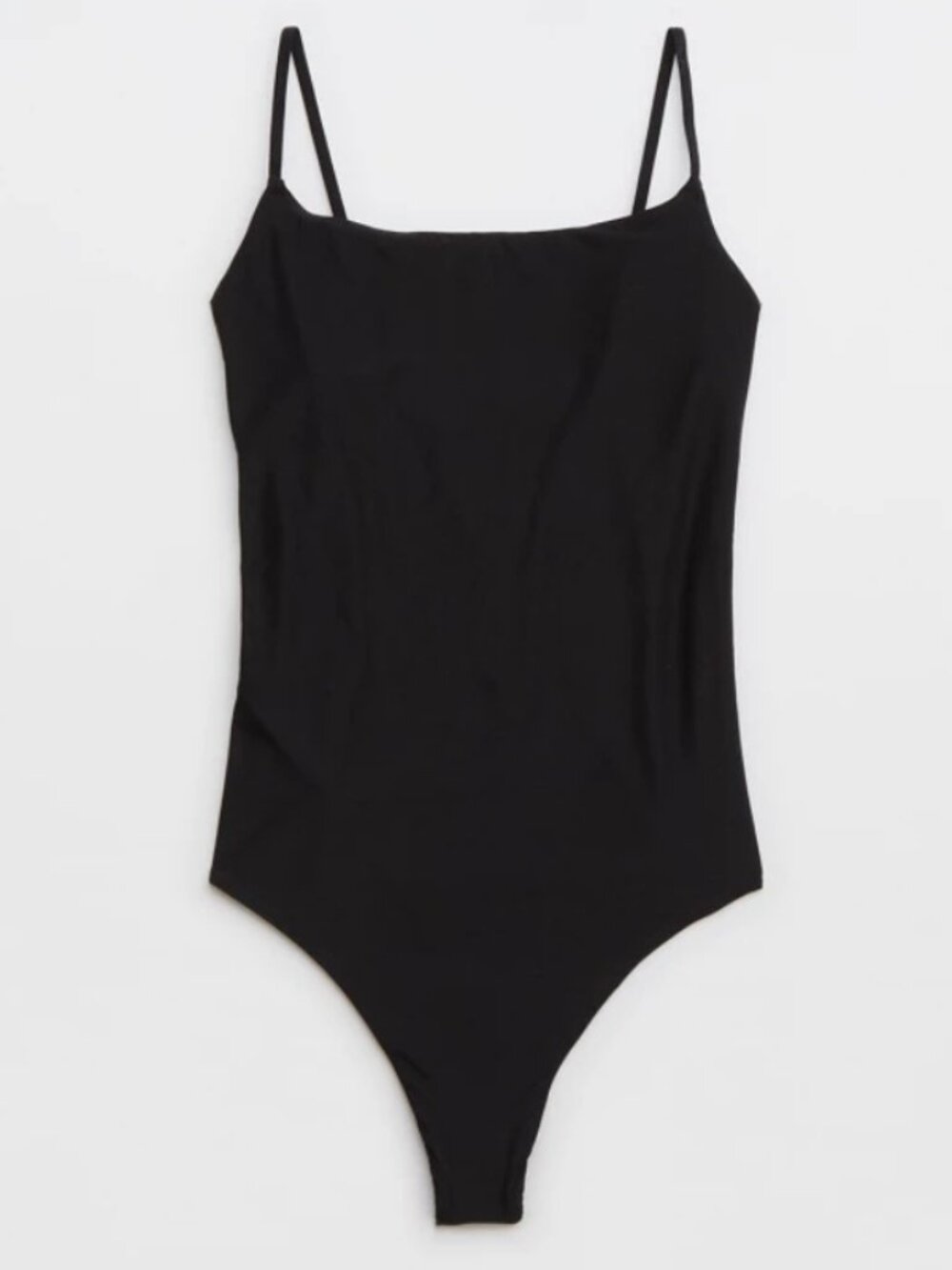 Aerie SMOOTHEZ Scoop Bodysuit in Black